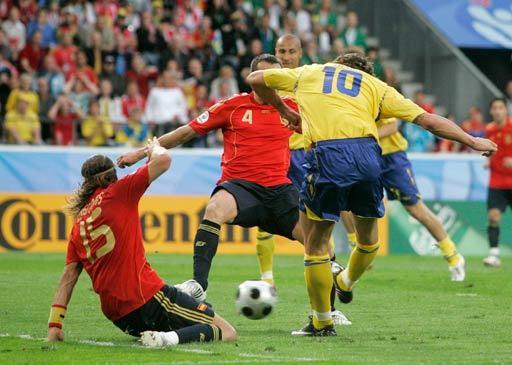 瑞典队vs西班牙队历史